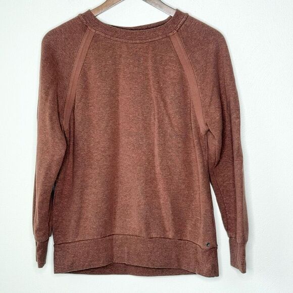 Prana Crewneck Sweatshirt in Rust Orange - Women’s US S - Picture 1 of 11